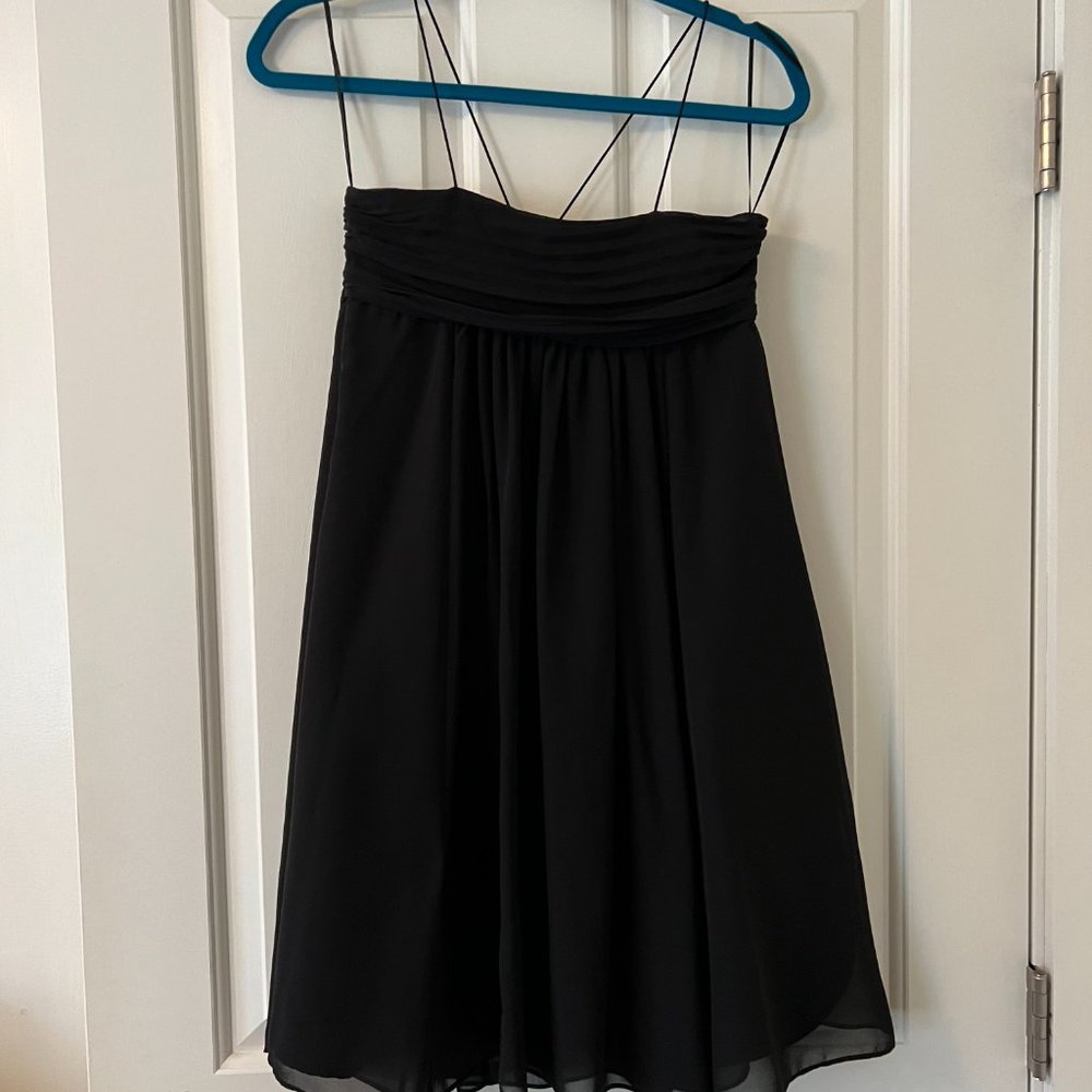 Vintage Black Zara Babydoll Formal Mini Dress - Picture 4 of 5